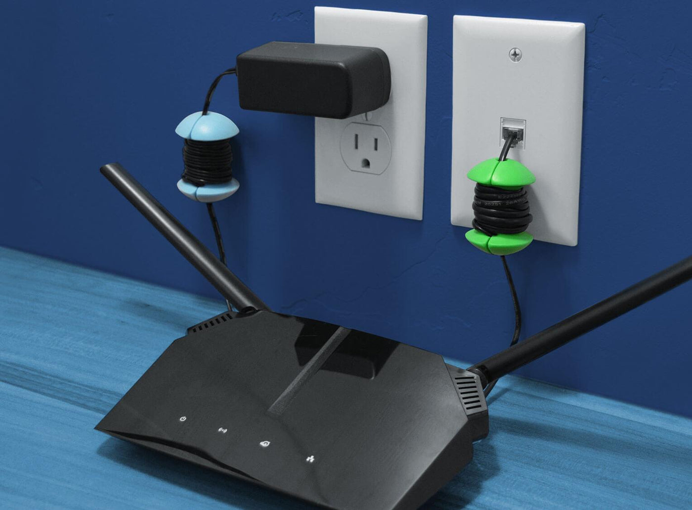 Organized wires with Applecores